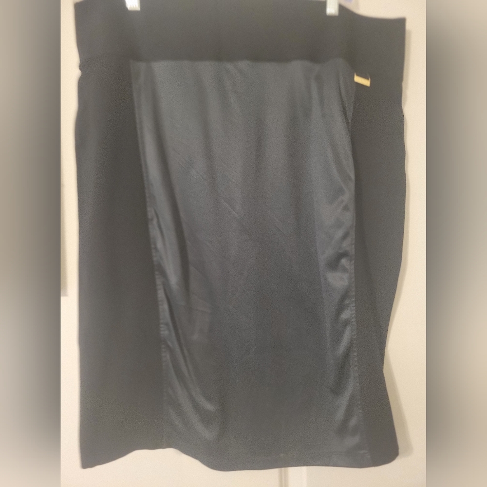 Calvin Klein Collection Blue Asymmetrical Pencil Skirt